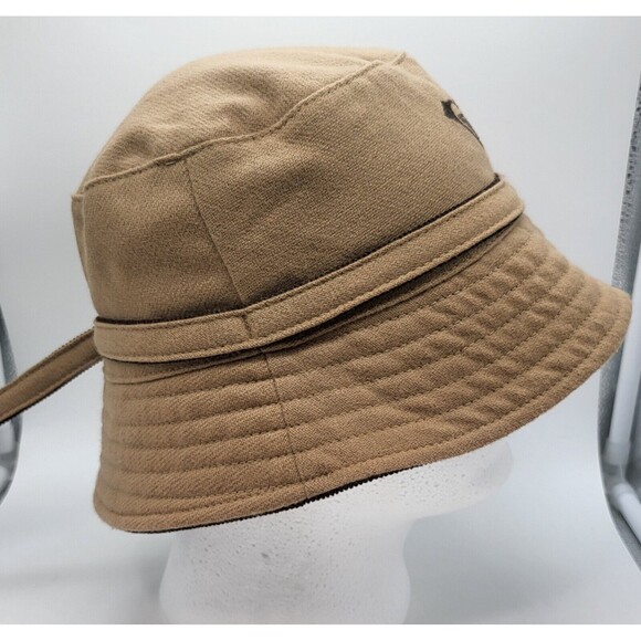 Y2K ROXY 100% Wool Bucket Hat Made In The USA Logo Tie Stitched EUC RARE main image 5